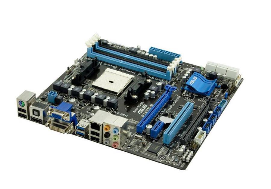 90-MIBGK0-G0EAY0GZ ASUS Socket FM1 AMD A75 Chipset AMD A-Series/ AMD E2-Series Processors Support DDR3 4x DIMM 6x SATA 6.0Gb/s Micro-ATX Motherboard (Refurbished)