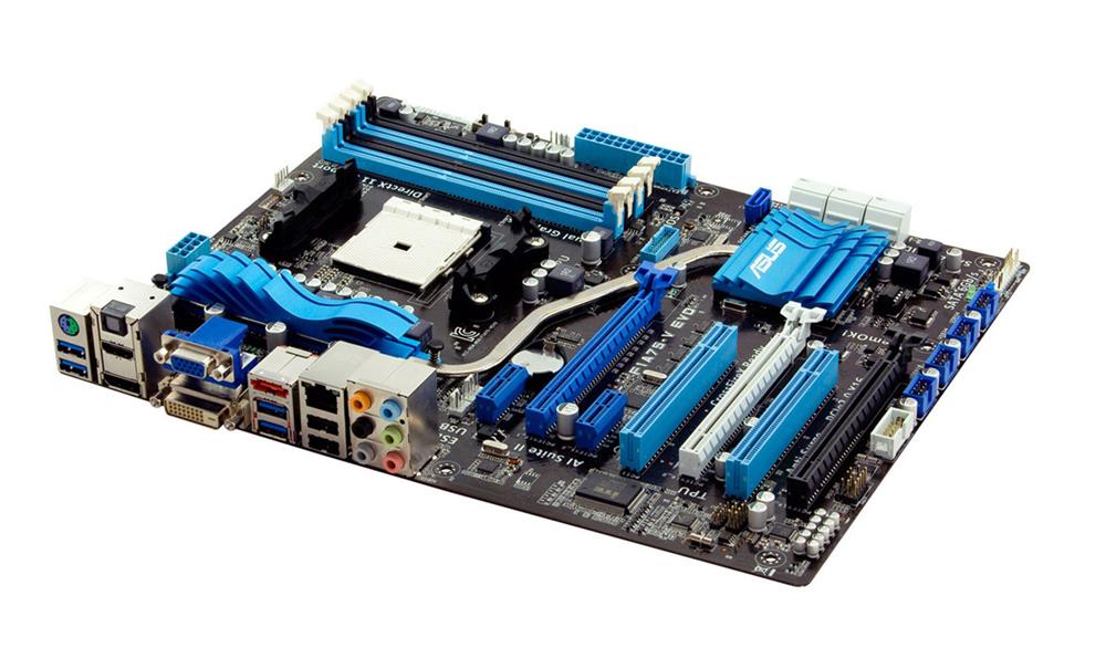 90-MIBGV0-G0EAY00Z ASUS Socket FM1 AMD A75 FCH (Hudson D3) Chipset AMD A-Series/E2-Series Accelerated Processors Support DDR3 4x DIMM 6x SATA 6.0Gb/s ATX Motherboard (Refurbished)