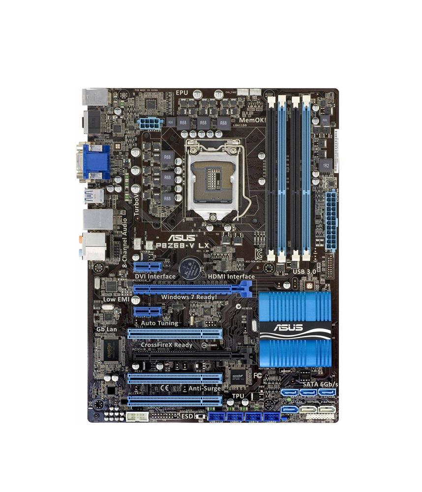 90-MIBH80-G0AAY0KZ ASUS Intel Z68 Chipset 2nd Generation Core i7/Core i5/ Core i3 Processors Support Socket LGA1155 ATX Motherboard (Refurbished)