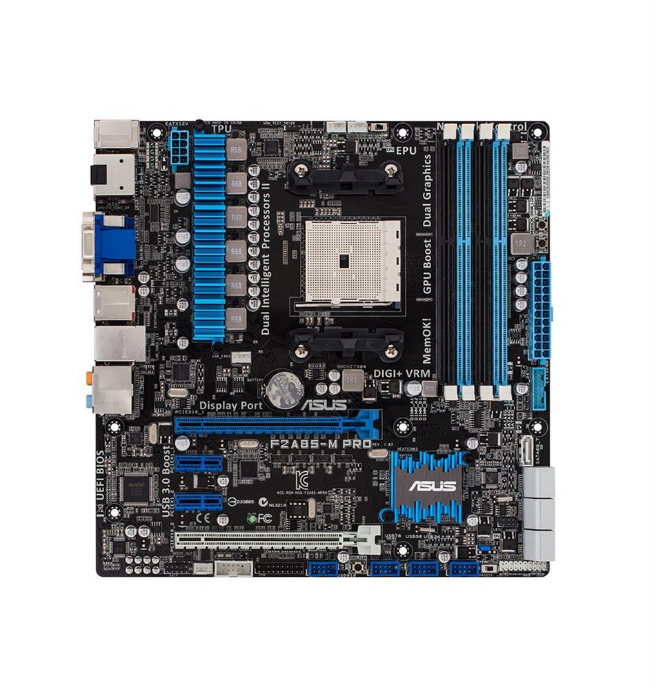 90-MIBIW0-G0EAY0GZ ASUS Socket FM2 AMD A85X Chipset AMD Athlon/ A-Series Processors Support DDR3 4x DIMM 7x SATA 6.0Gb/s Micro-ATX Motherboard (Refurbished)