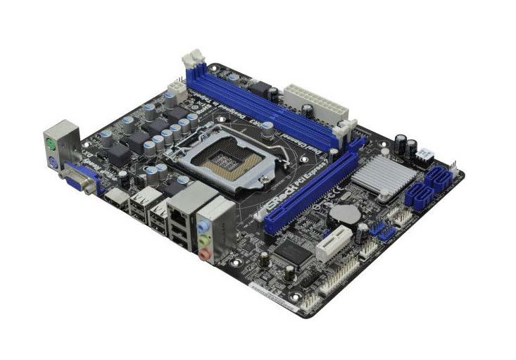 90-MXGIY0-A0UAYZ ASRock H61M-HVS Socket LGA 1155 Intel H61 Chipset 3rd & 2nd Generation Core i7 / i5 / i3 / Pentium / Celeron Processors Support DDR3 2x DIMM 4x SATA2 3.0Gb/s Micro-ATX Motherboard (Refurbished)