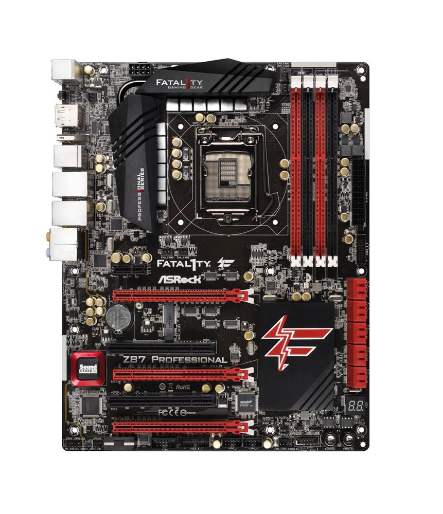 90-MXGPF0-A0UAYZ ASRock Motherboard Intel-z87 (Refurbished)