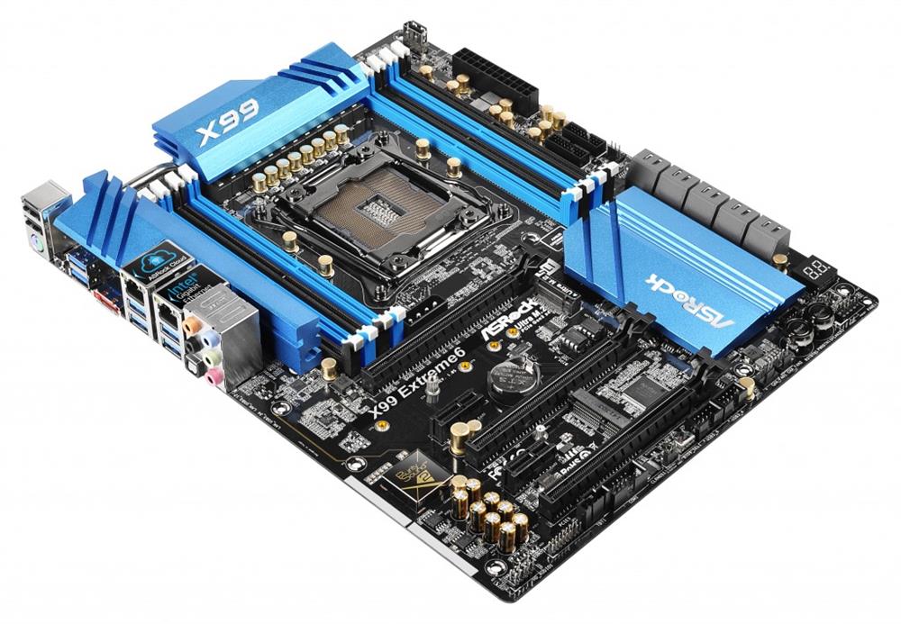 90-MXGT00-A0UAYZ ASRock X99 Extreme6 Socket LGA 2011-3 Intel X99 Chipset Core i7 & Xeon 22-Core Processors Family Support DDR4 8x DIMM 10x SATA3 6.0Gb/s ATX Motherboard (Refurbished)
