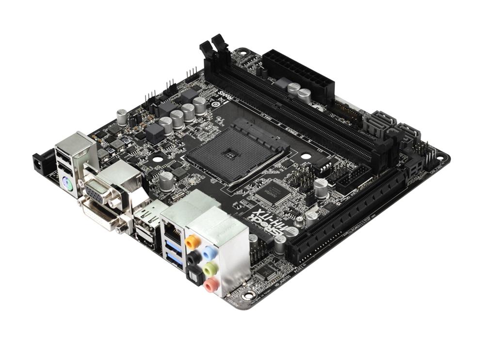 90-MXGT70-A0UAYZ ASRock Socket-AM1 2 x DDR3 2 x SATA 6Gbps 1 x PCIe 2.0 x16 Mini-ITX System Board (Refurbished)
