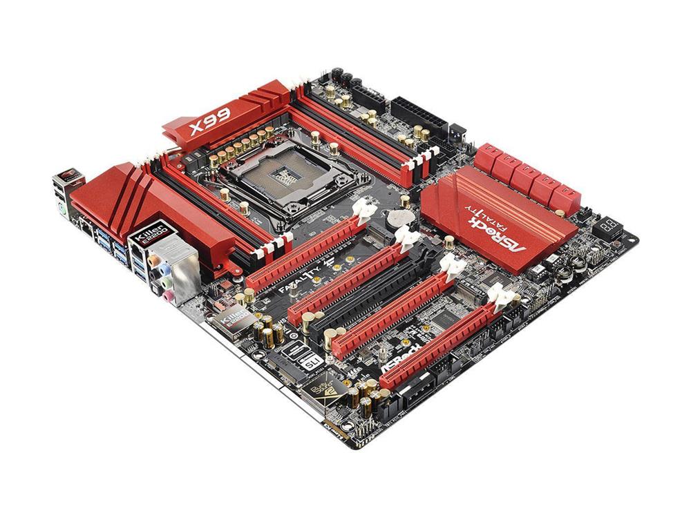 90-MXGW80-A0UAYZ ASRock Socket-LGA2011 V3 Chipset Fatal1ty X99 System Board (Refurbished)