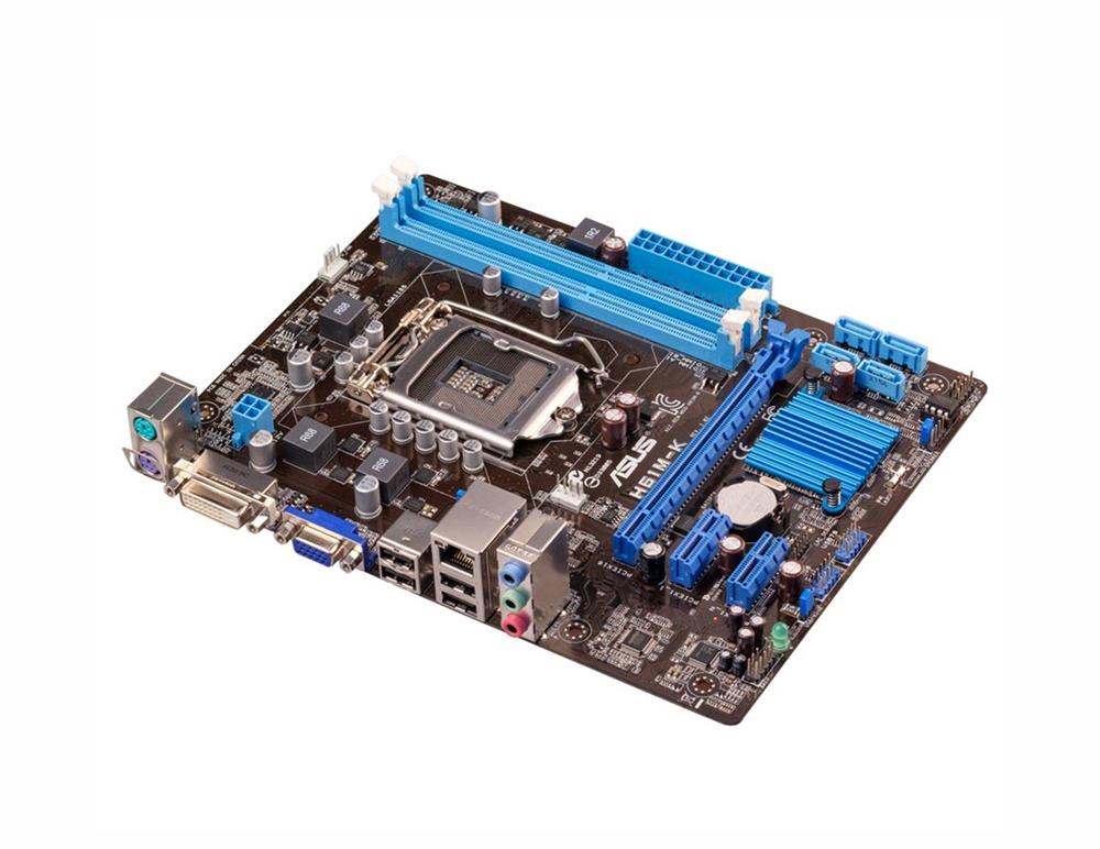 90MB0FP0-M0EAY0 ASUS H61m-k Flexatx LGA1155 Socket H61 Av Motherboard (Refurbished)
