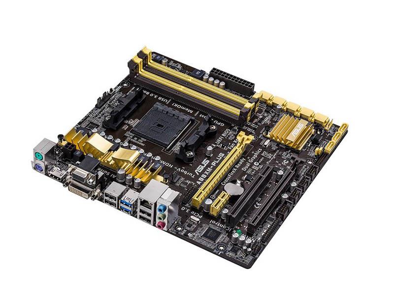 90MB0H50-M0EAY0 ASUS A88XM-PLUS Athlon/A-Series Processor Support AMD A88X (Bolton D4) Chipset Socket FM2+ micro-ATX Motherboard (Refurbished)