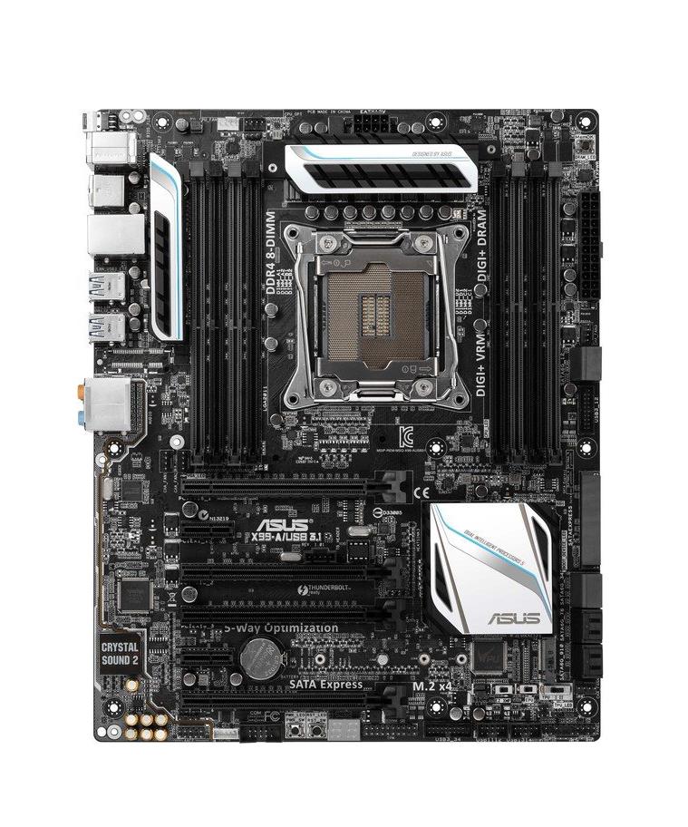 90MB0L90-M0AAY0 ASUS X99-A/USB 3.1 Socket LGA 2011-v3 Intel X99 Chipset Core i7 Processors Support DDR4 8x DIMM 8x SATA 6.0Gb/s ATX Motherboard (Refurbished) X99-A/USB 3.1
