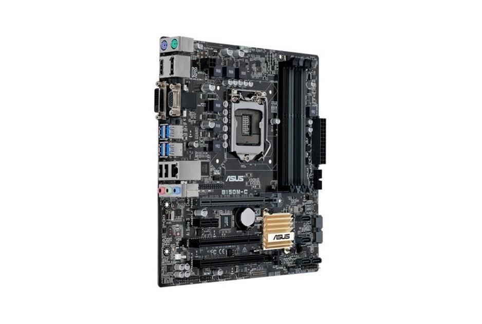 90MB0P00-M0EAY0 ASUS B150M-C Socket LGA 1151 Intel B150 Chipset 7th/6th Generation Core i7 / i5 / i3 / Pentium / Celeron Processors Support DDR4 4x DIMM 6x SATA 6.0Gb/s Micro-ATX Motherboard (Refurbished)