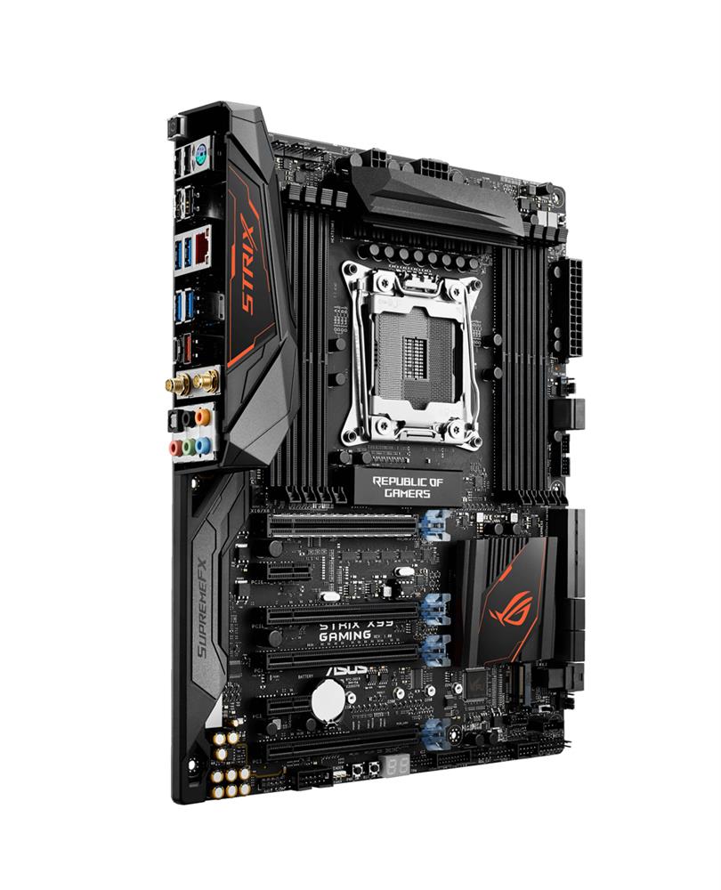 90MB0QK1-M0AAY0 ROG STRIX X99 GAMING/RGB STRIP Desktop Motherboard Intel Chipset Socket LGA 2011-v3 (Refurbished)