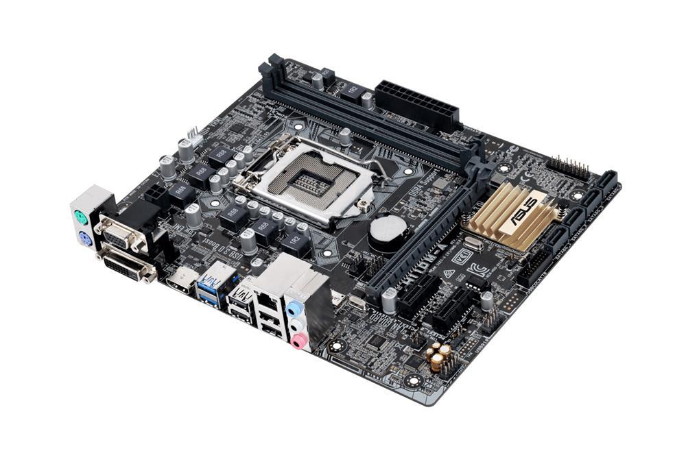 90MB0R60-M0EAY0 ASUS H110M-A/M.2 Socket LGA 1151 Intel H110 Chipset 6th Generation Core i7 / i5 / i3 / Pentium / Celeron Processors Support DDR3 2x DIMM 4x SATA 6.0Gb/s Micro-ATX Motherboard (Refurbished)