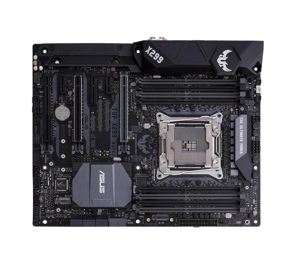 90MB0UB0-M0EAY0 ASUS TUF X299 MARK 2 Socket 2066 Intel X299 Chipset Core X-Series Processors Support DDR4 8x DIMM 6x SATA 6.0Gb/s ATX Motherboard (Refurbished)