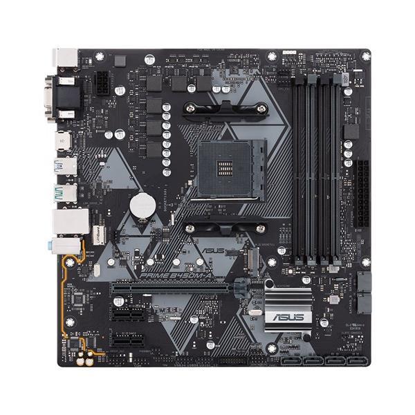 90MB0YR0-M0EAY0 ASUS Socket AM4 AMD B450 Chipset AMD Ryzen 2 Generation/ AMD Ryzen 1st Generation Processors Support DDR4 4x DIMM 4x SATA 6.0Gb/s Micro-ATX Motherboard (Refurbished) 
