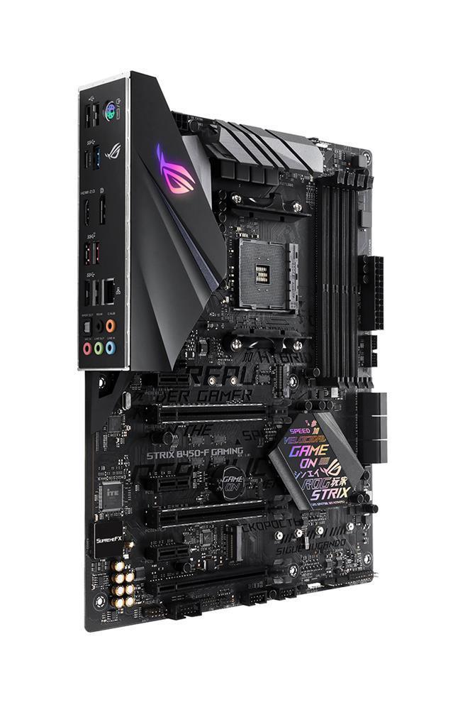 90MB0YS0-M0AAY0 ROG Strix B450-F GAMING Desktop Motherboard AMD Chipset Socket AM4 (Refurbished)