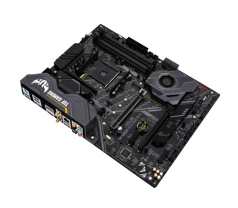 90MB1170-MVAAY0 ASUS TUF Gaming X570-Plus (Wi-Fi) Socket AM4 AMD X570 Chipset AMD Ryzen Processors Support DDR4 4x DIMM 8x SATA 6.0Gb/s ATX Motherboard (Refurbished)