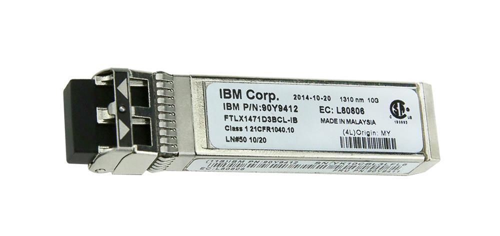 90Y9412-01 IBM 10Gbps 10GBase-LR Single-mode Fiber 10km 1310nm Duplex LC Connector SFP+ Optical Transceiver Module