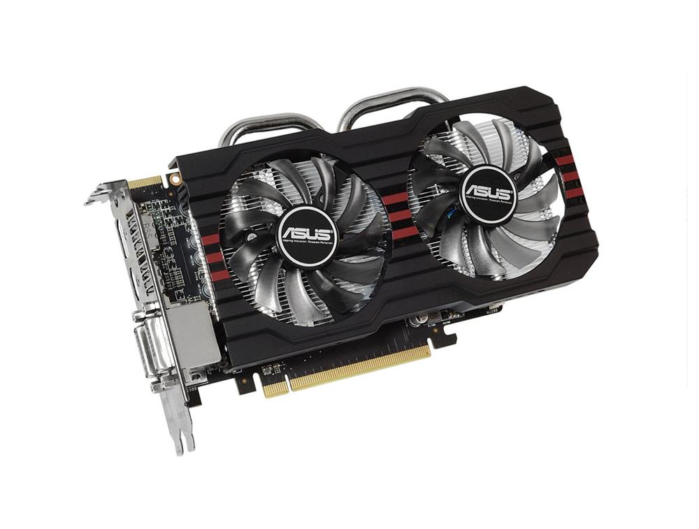 90YV0524-M0NA00 ASUS Radeon R7 260X 1GB GDDR5 128-Bit PCI Express 3.0 DVI/ HDMI/ DisplayPort HDCP Support Video Graphics Card