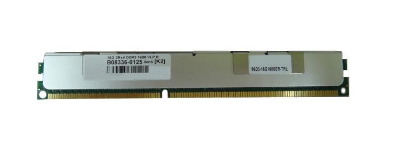 96D3-16G1600ER-TRL Advantech 16GB PC3-12800 DDR3-1600MHz CL11 ECC Registered 240-Pin DIMM Very Low Profile (VLP) Memory Module