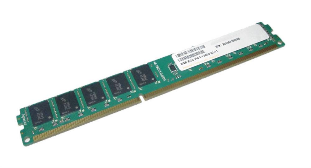 96D3-8G1600E-APL Advantech 8GB PC3-12800 DDR3-1600MHz CL11 ECC Unbuffered 240-Pin DIMM Very Low Profile (VLP) Memory Module