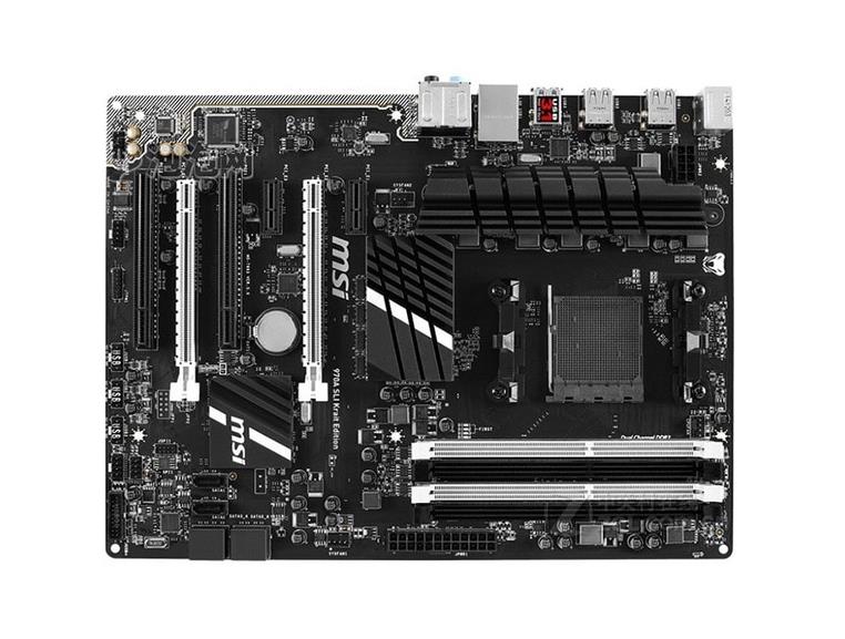 970ASLIKRAIT MSI 970A SLI Krait Edition Socket AM3+ AMD 970/ SB950 Chipset AMD FX/ AMD Phenom II/ AMD Athlon II/ AMD Sempron Processors Support DDR3 4x DIM 6x SATA 6.0Gb/s ATX Motherboard (Refurbished) (Refurbished)