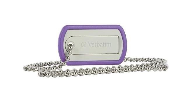 98672-C3 Verbatim 16GB Dog Tag USB Flash Drive