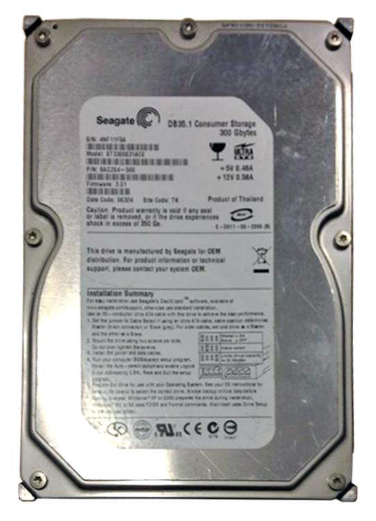 9AG284-500 Seagate DB35 Series 300GB 7200RPM ATA-100 8MB Cache 3.5-inch Internal Hard Drive