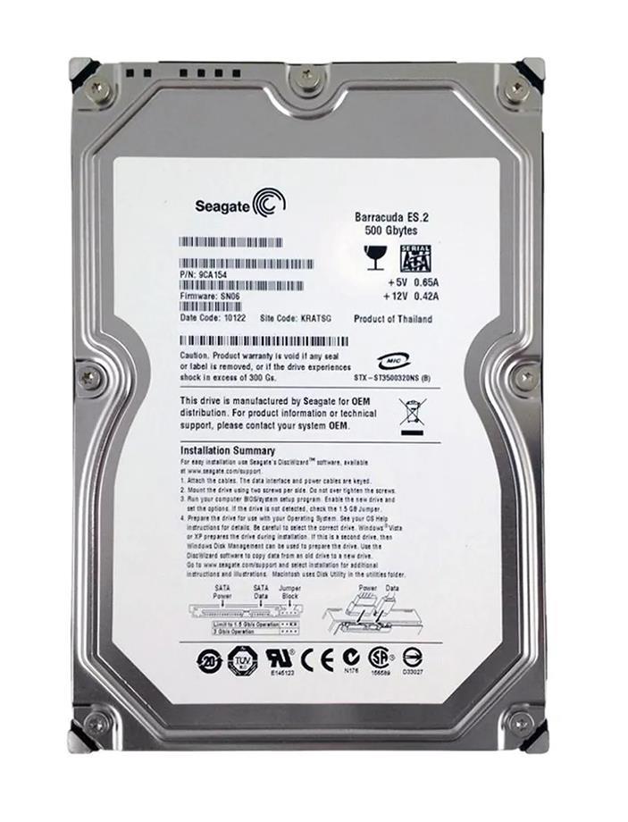 9CA152-501 Seagate Barracuda ES.2 250GB 7200RPM SATA 3Gbps 32MB Cache 3.5-inch Internal Hard Drive