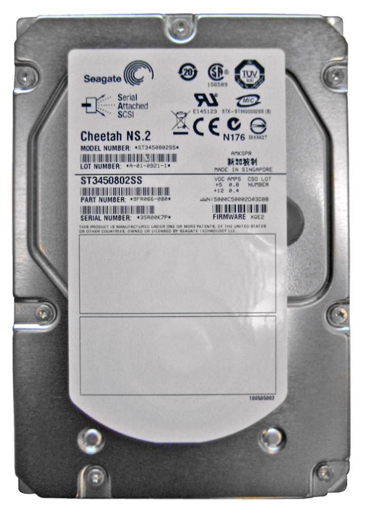9FR066-080 Seagate Cheetah NS.2 450GB 10000RPM SAS 6Gbps 16MB Cache 3.5-inch Internal Hard Drive