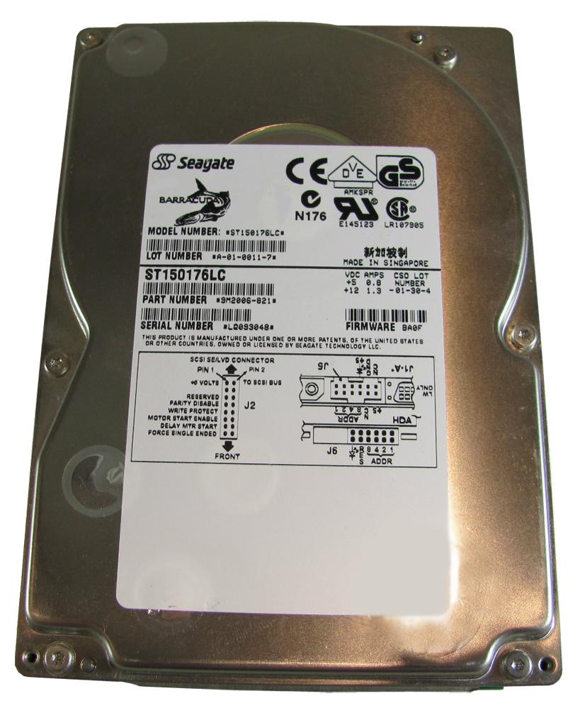 9M2006-821 Seagate Barracuda 50.1GB 7200RPM Ultra2 SCSI 80-Pin LVD 1MB Cache 3.5-inch Internal Hard Drive