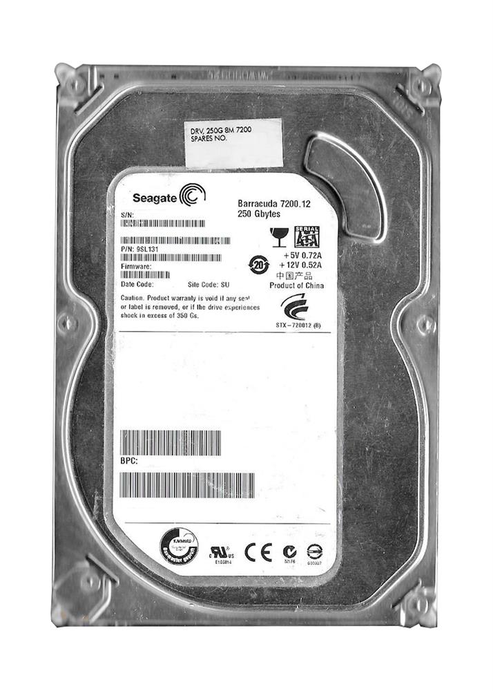 9SL131-023 Seagate Barracuda 7200.12 250GB 7200RPM SATA 3Gbps 8MB Cache 3.5-inch Internal Hard Drive