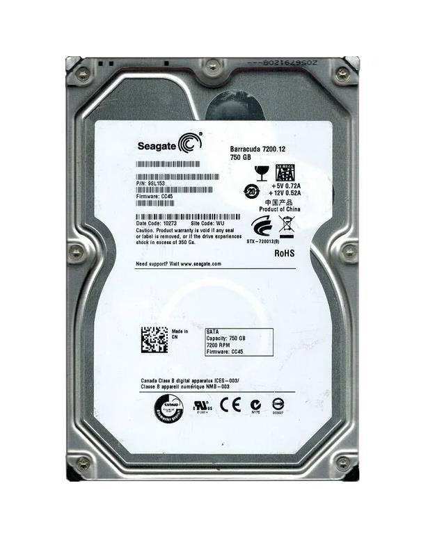9SL153-621 Seagate Barracuda 7200.12 750GB 7200RPM SATA 3Gbps 32MB Cache 3.5-inch Internal Hard Drive