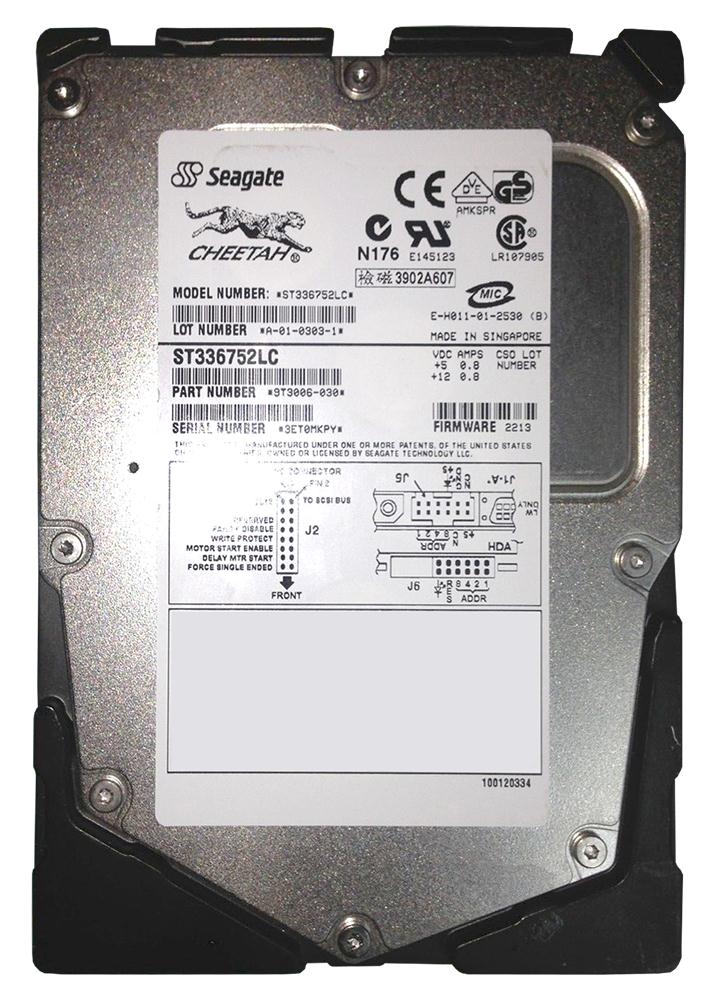 9T3006-030 Seagate Cheetah X15 36.7GB 15000RPM Ultra-160 SCSI 80-Pin 8MB Cache 3.5-inch Internal Hard Drive