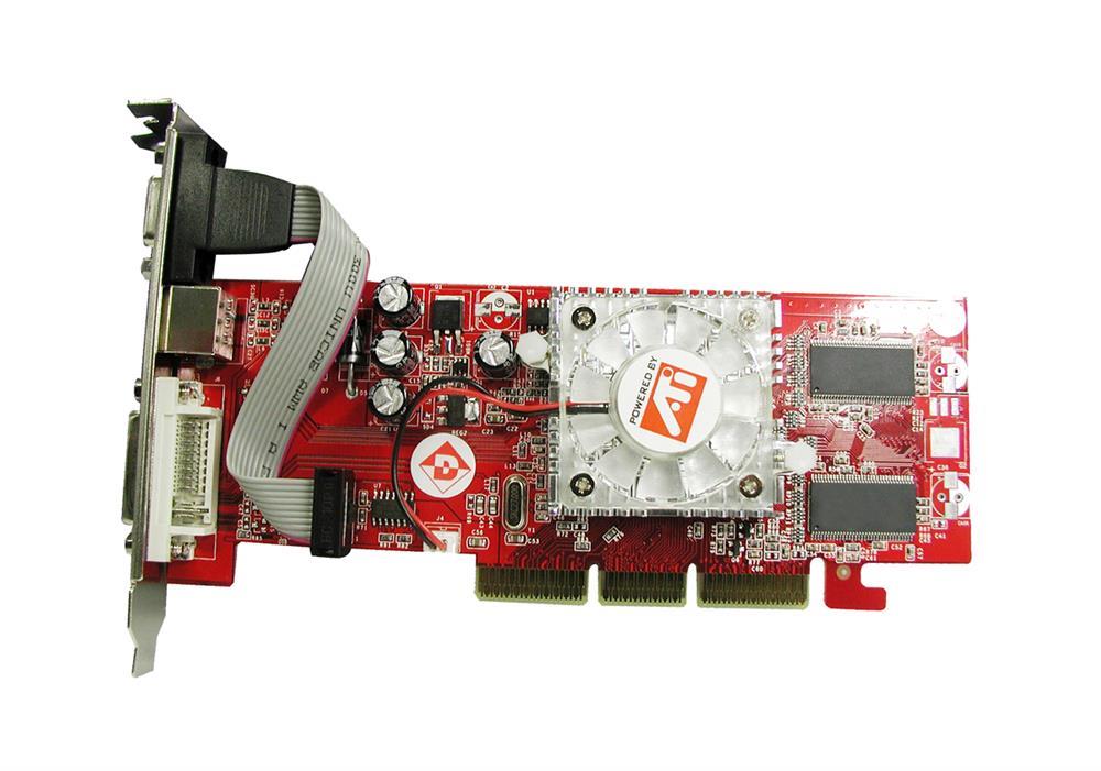 A0439419 Dell Diamond 128MB Stealth S85 Radeon 9250 Cinematic 2D/3D DDR AGP Graphics Card