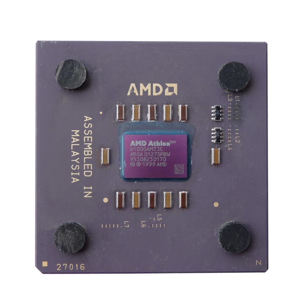 A1000AMT3C-1 AMD Athlon 100MHz 266MHz FSB 256KB L2 Cache Socket A Processor