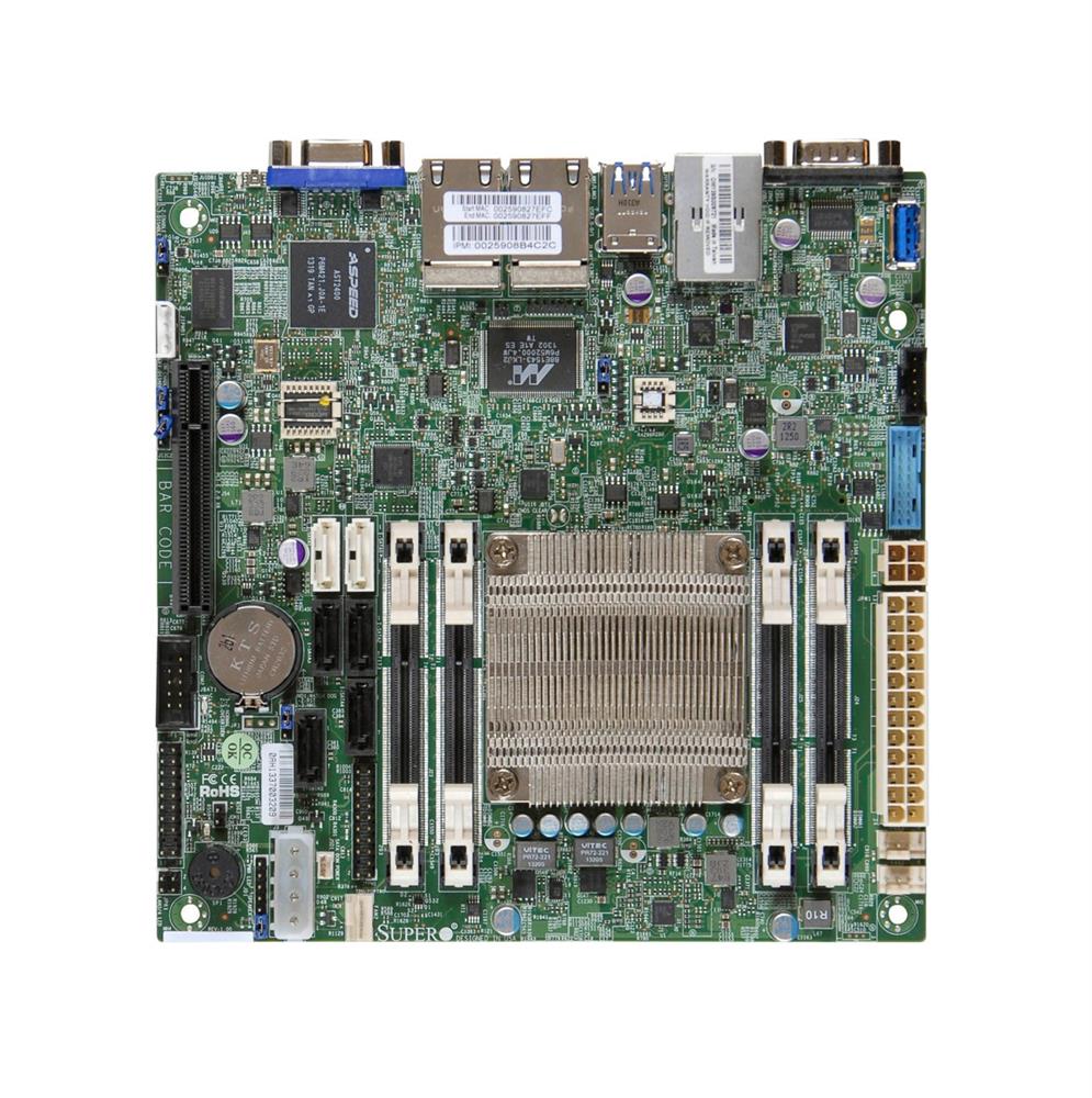 A1SRI2558FO SuperMicro Intel Atom C2558 Mini-ITX Motherboard & CPU Combo (Refurbished)