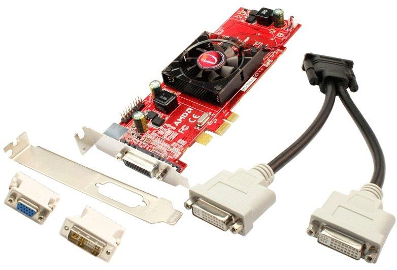 A3082456 Dell 512MB 3450 PCI DMS59 SFF DDR2 Dual Monitor SFF-Short Video Graphics Card