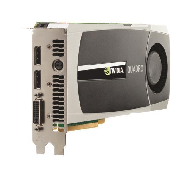 A4094964 Dell 2.5GB Quadro 5000 PCIE x16 GDDR5 ECC DVI 2DP Video Graphics Card