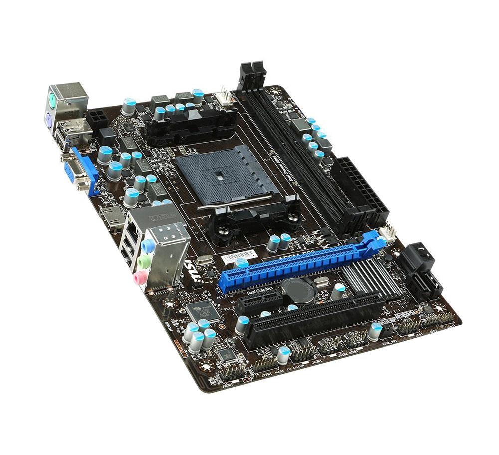 A58M-E33 MSI AMD A58 Chipset Socket FM2+ micro-ATX Motherboard (Refurbished)