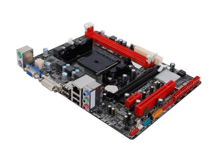 A58MDP Biostar Socket FM2+ AMD A55 Chipset micro-ATX Motherboard (Refurbished)