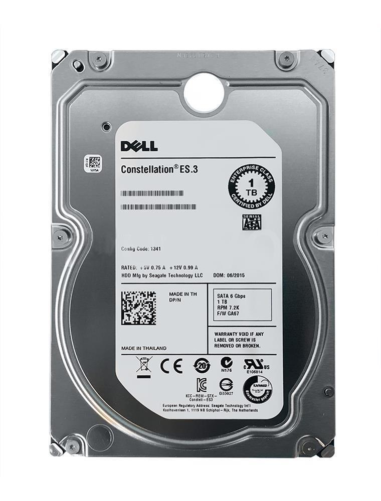 A6739493 Dell 1TB 7200RPM SATA 6Gbps 128MB Cache 3.5-inch Internal Hard Drive