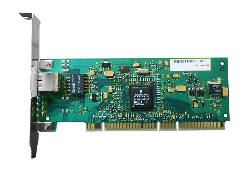 A6825-60101 HP Bcm5701 Broadcom Single-Port RJ-45 1Gbps 10Base-T/100Base-TX/1000Base-T Gigabit Ethernet PCI-X Network Adapter
