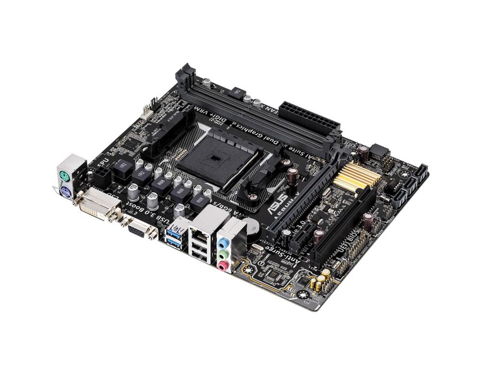 A68HM-K ASUS Athlon/A-Series Processor Support AMD A68H FCH (Bolton D2H) Chipset Socket FM2+ micro-ATX Motherboard (Refurbished)