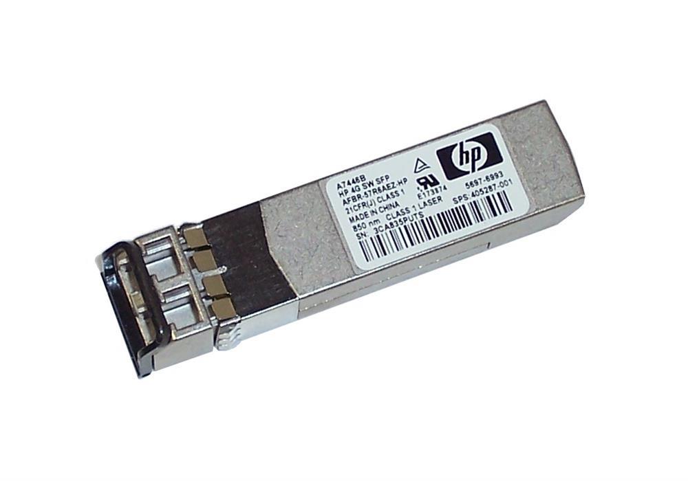 A7446BLOT5 HP 4Gbps Short Wave Multi-mode Fiber Channel 500m 850nm Duplex LC Connector SFP Transceiver Module