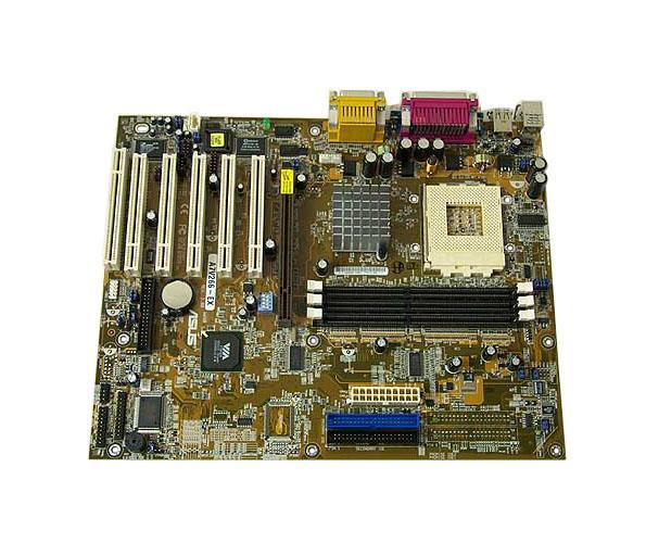 A7V266EX ASUS A7V266-EX Socket A VIA KT266A/VT8233A Chipset System Board (Motherboard) (Refurbished)