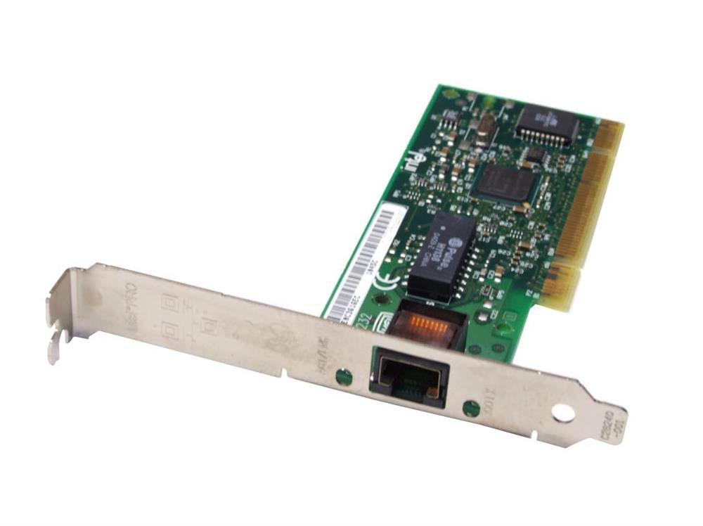 A80897-009-2 Intel PRO/100 M Single-Port RJ-45 100Mbps 10Base-T/100Base-TX Fast Ethernet PCI Desktop Network Adapter