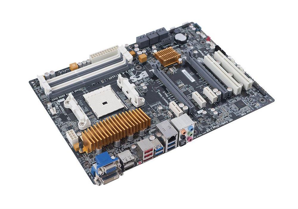 A85F2ADELUXE ECS A85f2-a Deluxe Socket Fm2 Motherboard Atx Socket Fm2 A85x Hudson D4 Fch DDR3 2600 Oc MHz SATA Iii 6GB/s Raid 8-ch Audio Gigabit Lan Usb 3.0 PCie Directx11 (Refurbished)