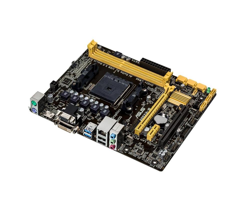 A88XM-E ASUS Athlon/A-Series Processor Support AMD A88X (Bolton D4) Chipset Socket FM2+ micro-ATX Motherboard (Refurbished)