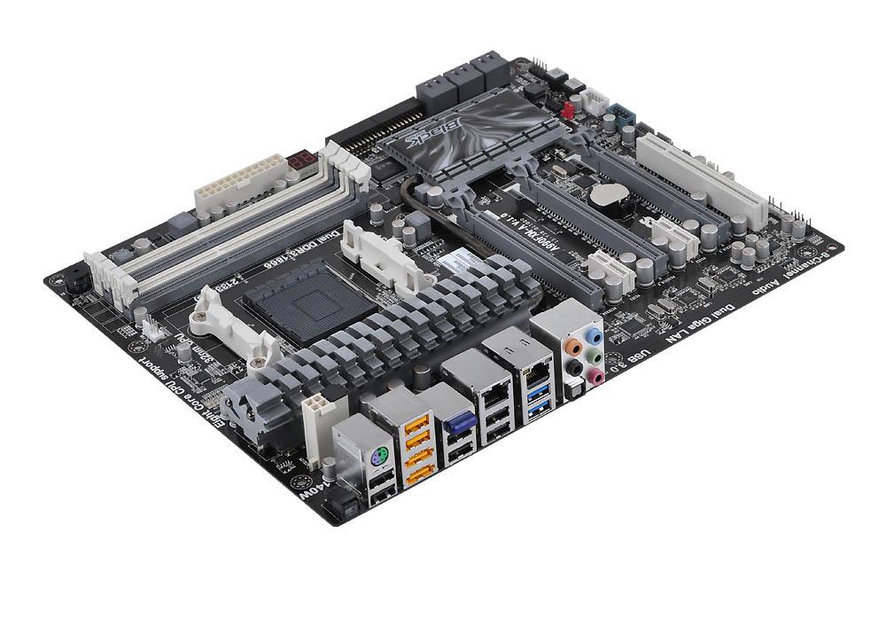 A990FXMAV11 ECS A990fxm-a V1.1 Socket Am3+ Amd 990fx DDR3 3-way Crossfirex & 3-way Sli SATA3&usb3.0 A&2GBe Atx Motherboard (Refurbished)
