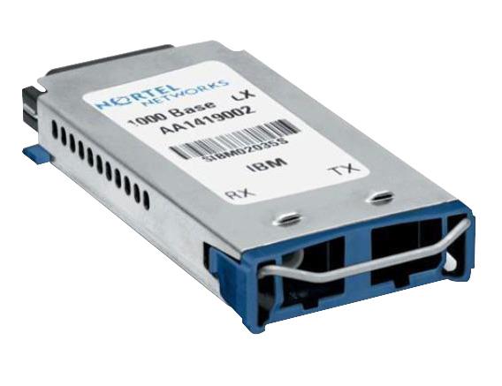 AA1419002-E5 Nortel 1Gbps 1000Base-LX Single-mode Fiber 10km 1310nm Duplex SC Connector GBIC Transceiver Module (Refurbished)