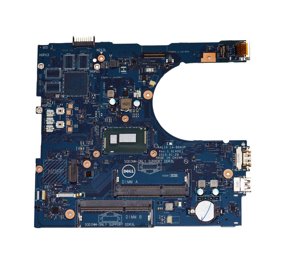 AAL10 Dell System Board (Motherboard) for Inspiron i5558-2147 (Refurbished)